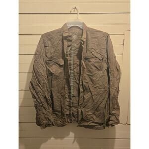 KUHL Shirt Mens XL Brown Mountain Grown Utility Long Sleeve Button Front Pockets